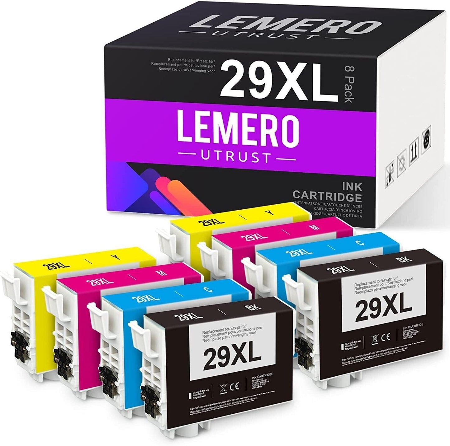 29xl Ink Cartridges Compatible For Epson Xp-352 Xp-235 Xp-245 Xp-247 Xp-255  Xp-332 Xp-335 Xp-342 Xp-345 Xp-432 Xp-435 432